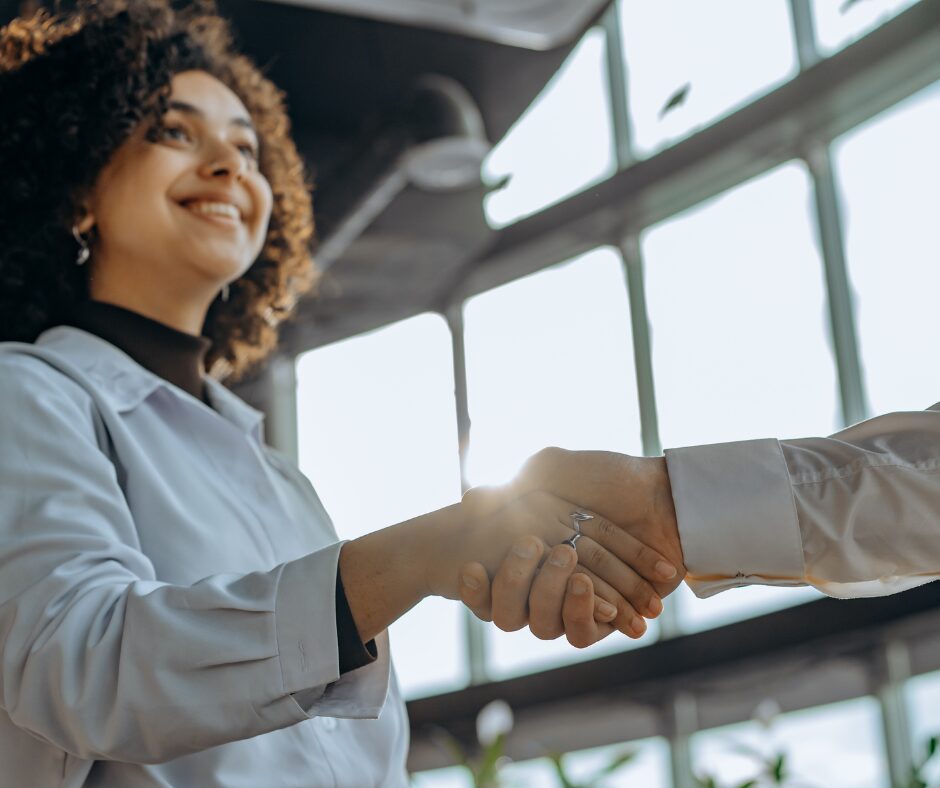 shaking hands